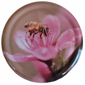 DUŻE nakrętki na słoiki miód (50szt) 