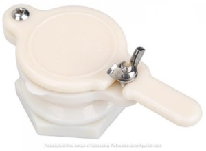 Zawór do odstojnika plastikowy biały 6/4 cala 