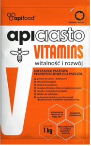 APICIASTO Witaminowe  ciasto pokarm dla pszczół 1 kg 