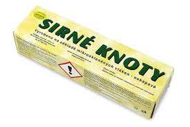 Siarka w paskach KNOTY SIARKOWE sirne knoty 