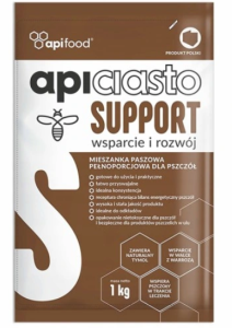 APICIASTO SUPPORT 1kg ciasto pokarm dla pszczół