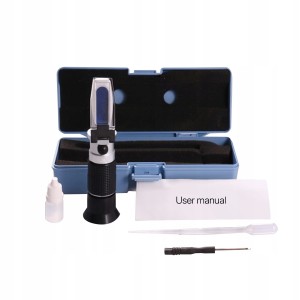 Refraktometr do Miodu Cukromierz Woda Kalibracja ATC