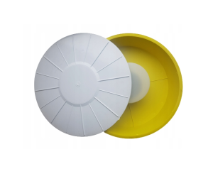 Podkarmiaczka powałkowa plastikowa 4 L okrągła CPOPLAST  z pokrywką